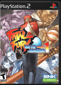 Fatal Fury Battle Archives Volume 1 Playstation 2 US box art